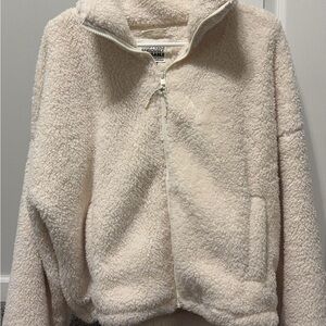 Cozy Sherpa Zip-Up Jacket